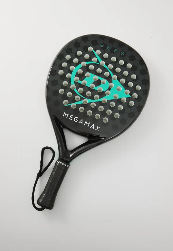 MEGAMAX UNISEX - Padel-Schläger - black/grey/light grey/white/green