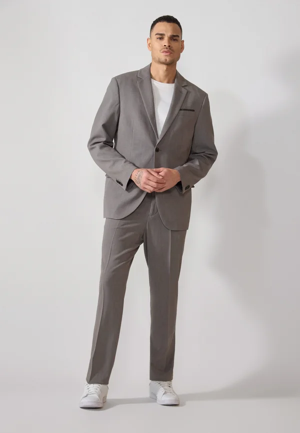 MELANGE BASIC SUIT - Anzug - mottled light grey