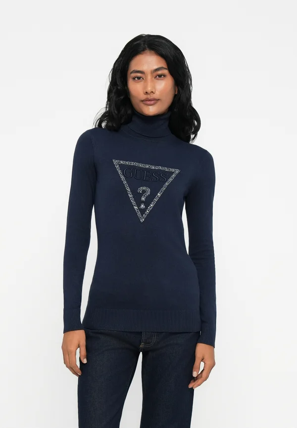 MELANIE TRIANGLE LOGO - Strickpullover - suiting blue