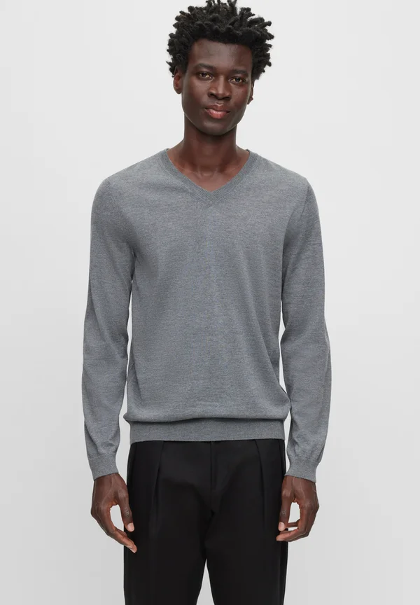 MELBA - Strickpullover - medium grey