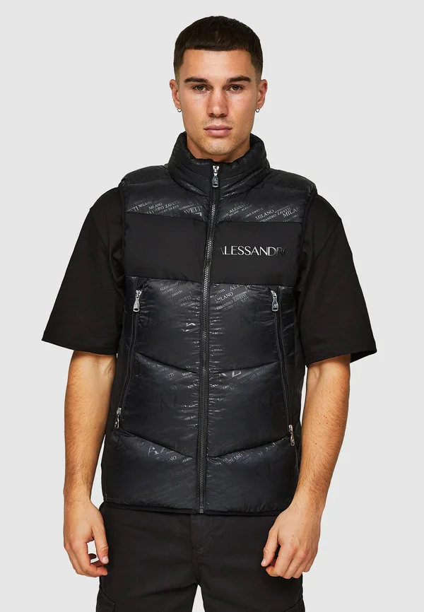 MELISSANO GILET - Weste - black