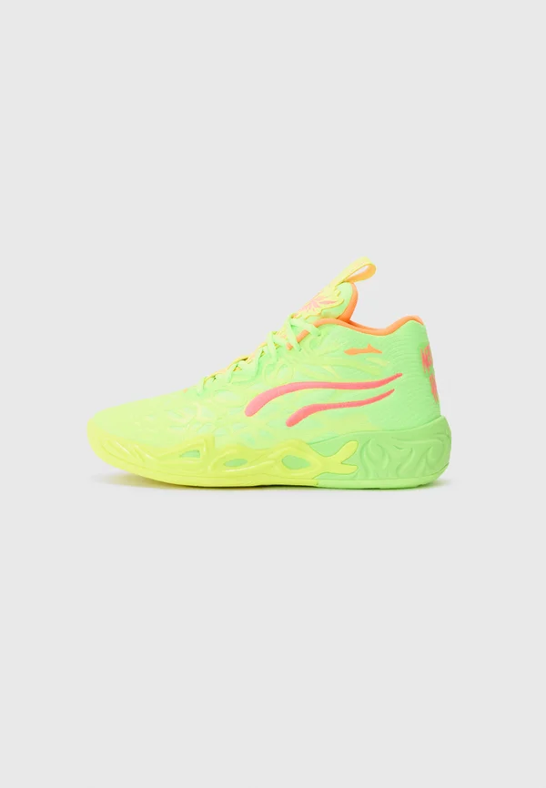 MELO MB.04 GEM - Basketballschuh - yellow alert/green glare/pink alert