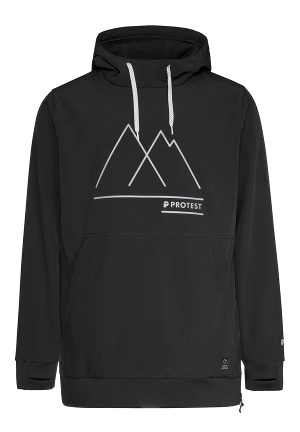 MELTON - Kapuzenpullover - true black