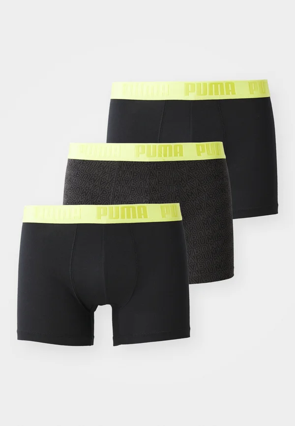 MEN ECOM 3 PACK - Panties - black/lemon