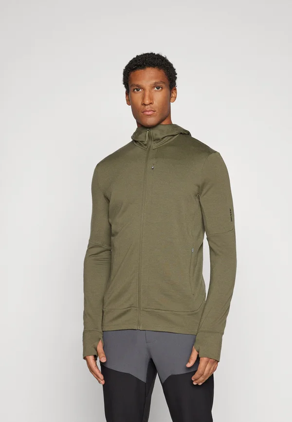 MEN QUANTUM ZIP HOODIE - Sweatjacke - olive