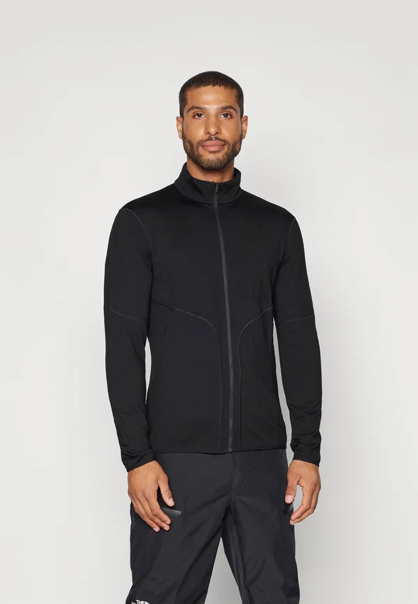 MEN REALFLEECE™ ELEMENTAL ZIP - Fleecejacke - black