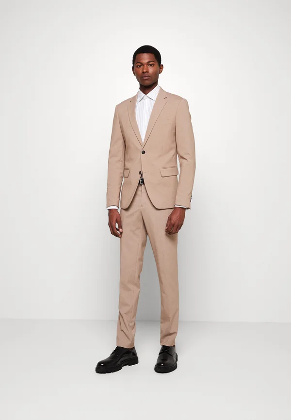 MEN SUIT - Anzug - beige mel