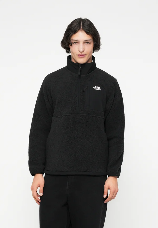 MEN YUMIORI LIFESTYLE ZIP - Fleecepullover - black