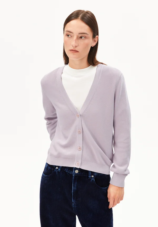 MENAAL LINKS - Strickjacke - ice grape