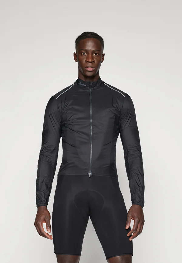 MENS BREVET ELEMENT WIND JACKET - Cycling-Trikot - black/grey
