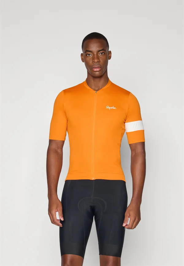 MENS CORE - Cycling-Trikot - bright orange/white