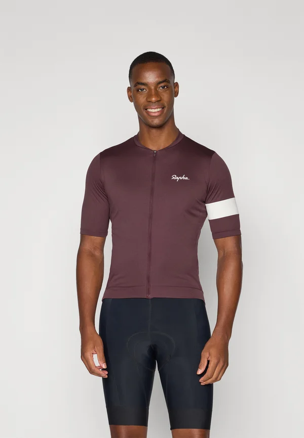 MENS CORE - Cycling-Trikot - fudge/white alyssum