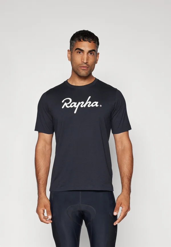 MENS LARGE LOGO - T-Shirt print - black/white