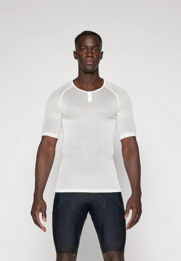 MENS LIGHTWEIGHT BASE LAYER SHORT SLEEVE - Sport T-Shirt - white