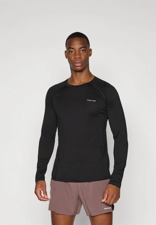 MENS LONG SLEEVE - Langarmshirt - black