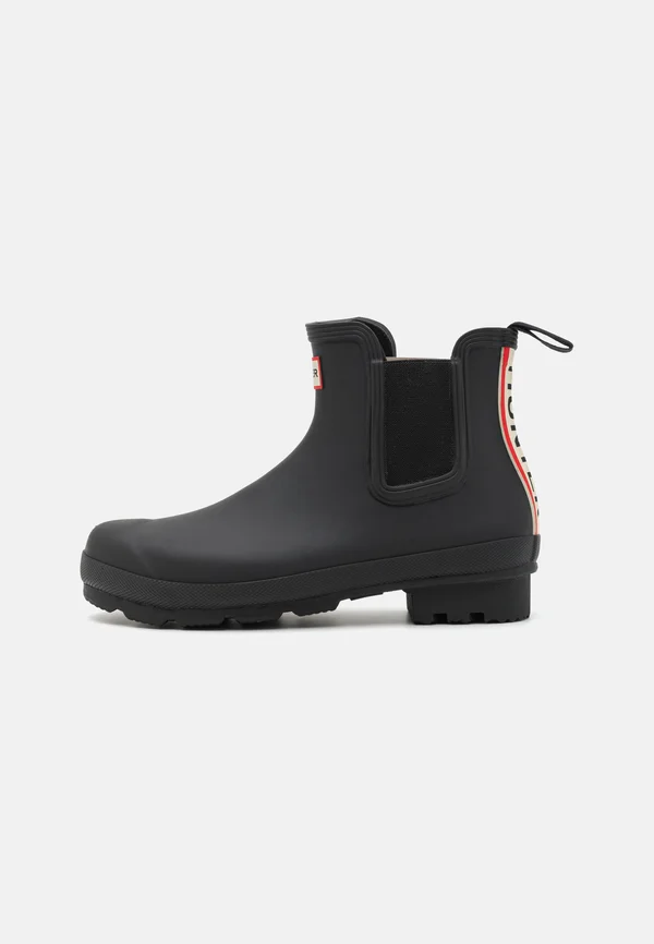 MENS ORIGINAL CHELSEA TRI COLOUR LOGO BACKSTRAP - Gummistiefel - black