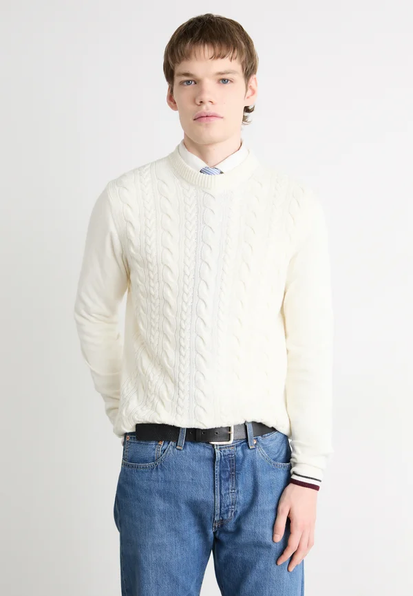 MENS SWEATER - Strickpullover - white