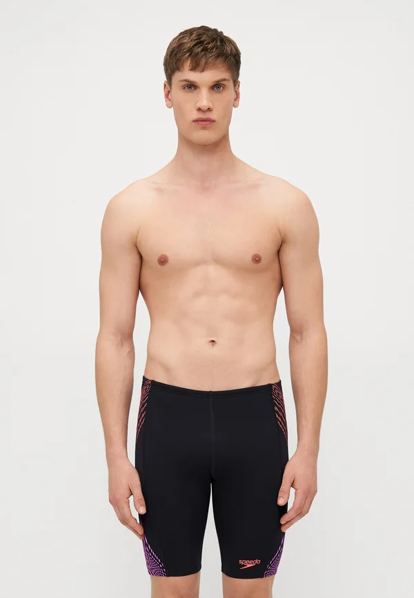 MENS TECH PANEL JAMMER - Badehose Pants - black/coral sands