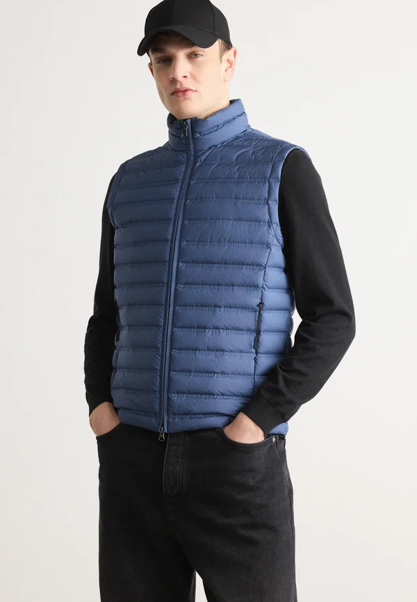 MENS VEST - Weste - dark blue-shark