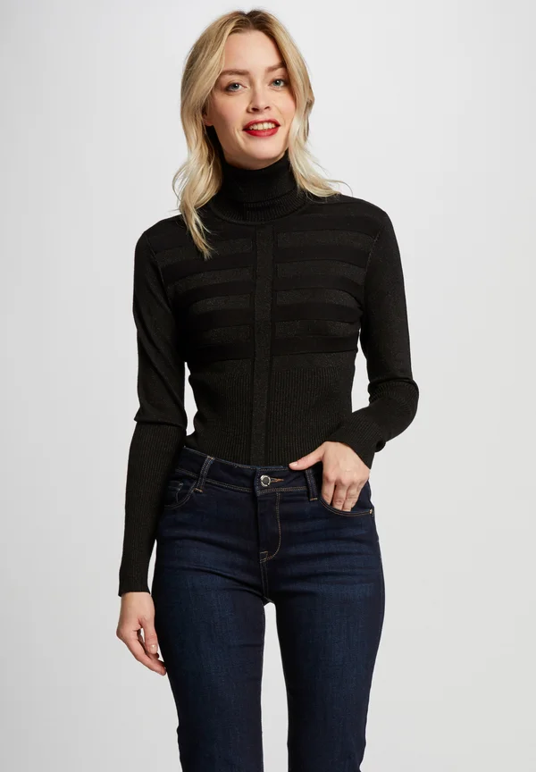 MENTOSA - Strickpullover - black