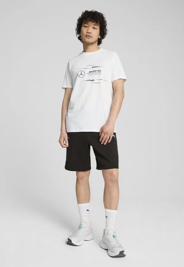 MERCEDES-AMG PETRONAS F1 LOGO - T-Shirt print - white
