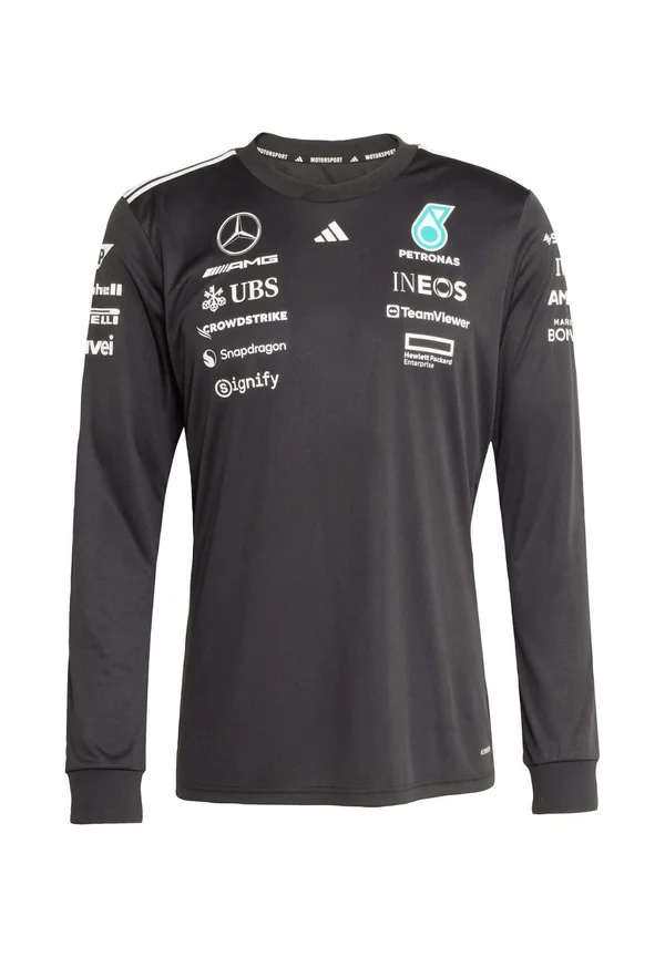 MERCEDES - AMG PETRONAS FORMULA ONE TEAM DRIVER LONG SLEEVE BLACK MEN - Langarmshirt - black   white