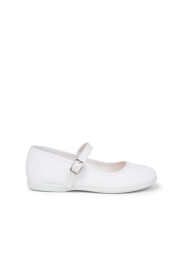 MERCEDITA CIERRE HEBILLA - Riemchenballerina - blanco