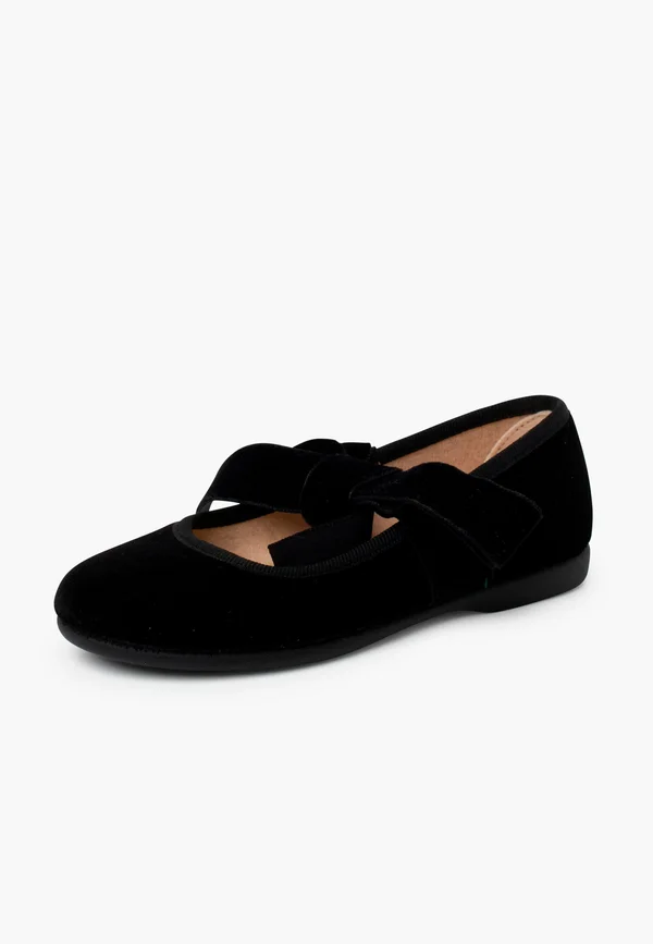 MERCEDITAS - Riemchenballerina - black