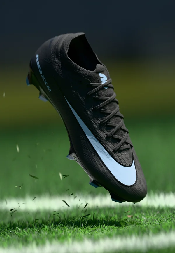 MERCURIAL VAPOR 16 PRO FG - Fußballschuhe für festen Untergrund - black/ice blue