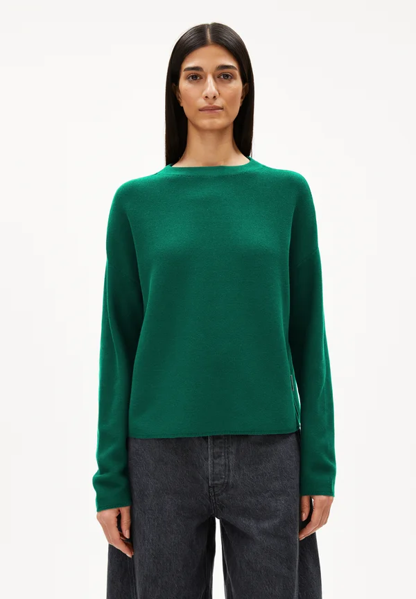 MERINAA - Strickpullover - emerald green