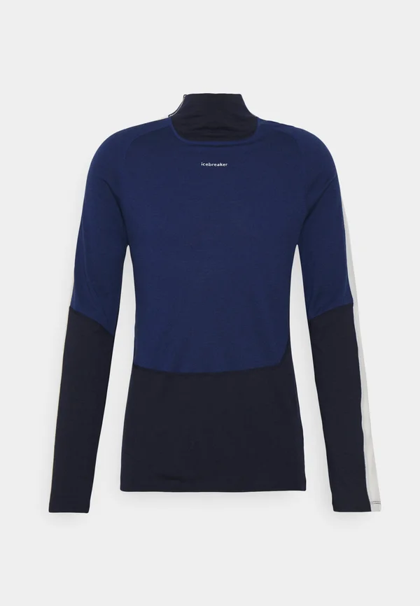 MERINO 200 MID WEIGHT SONEBULA HIGH NECK - Langarmshirt - DARK BLUE