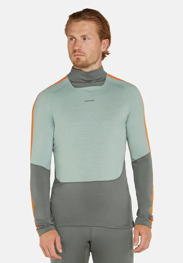 MERINO 200 MID WEIGHT SONEBULA HIGH NECK - Langarmshirt - galaxy moss blaze cb