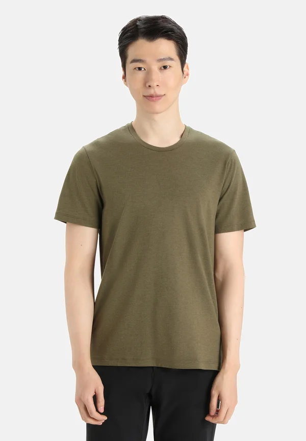 MERINO CENTRAL CLASSIC - T-Shirt basic - OLIVE