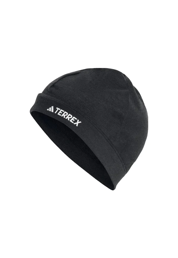 MERINO LIGHT - Mütze - black   white