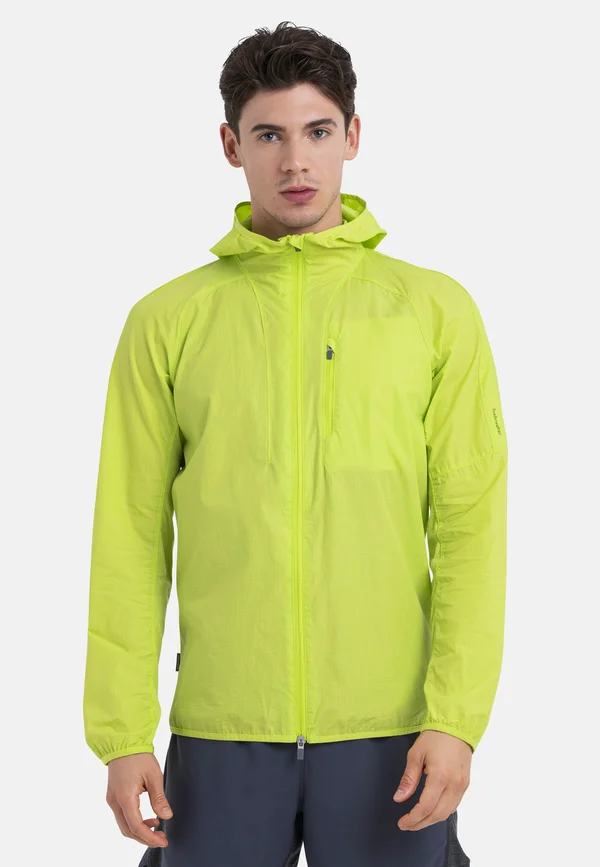 MERINO SHELL+COTTON WINDBREAKER - Windbreaker - BRIGHT YELLOW
