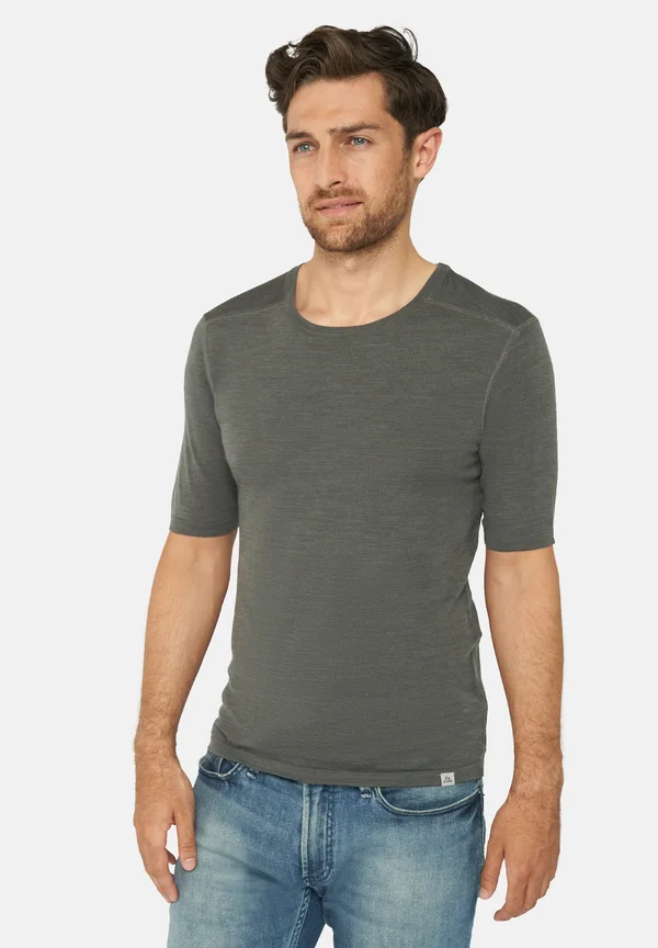 MERINO SHORT SLEEVE - T-Shirt basic - dark grey