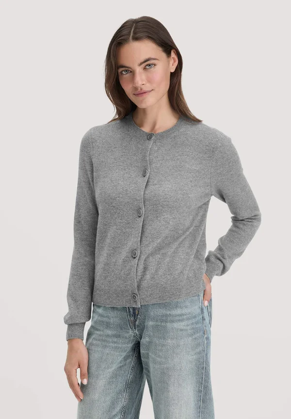 MERINO - Strickjacke - grau