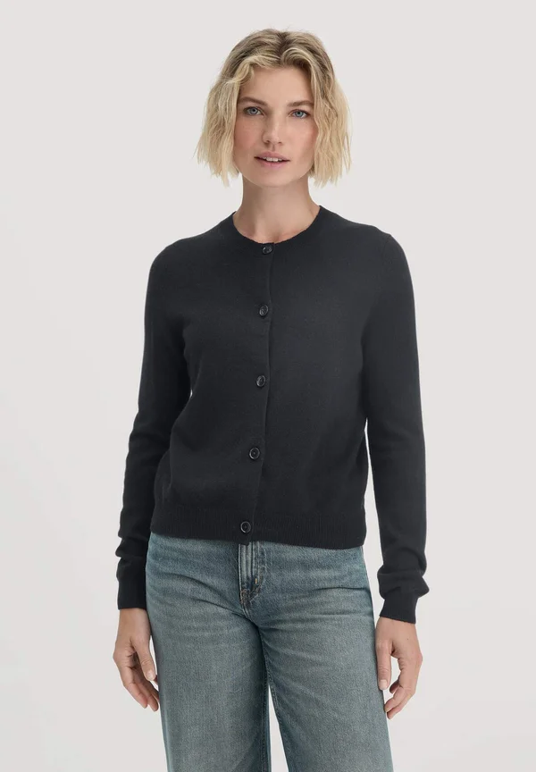 MERINO - Strickjacke - schwarz