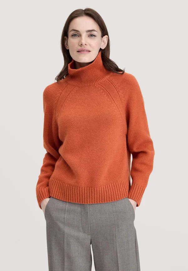 MERINO - Strickpullover - rotorange