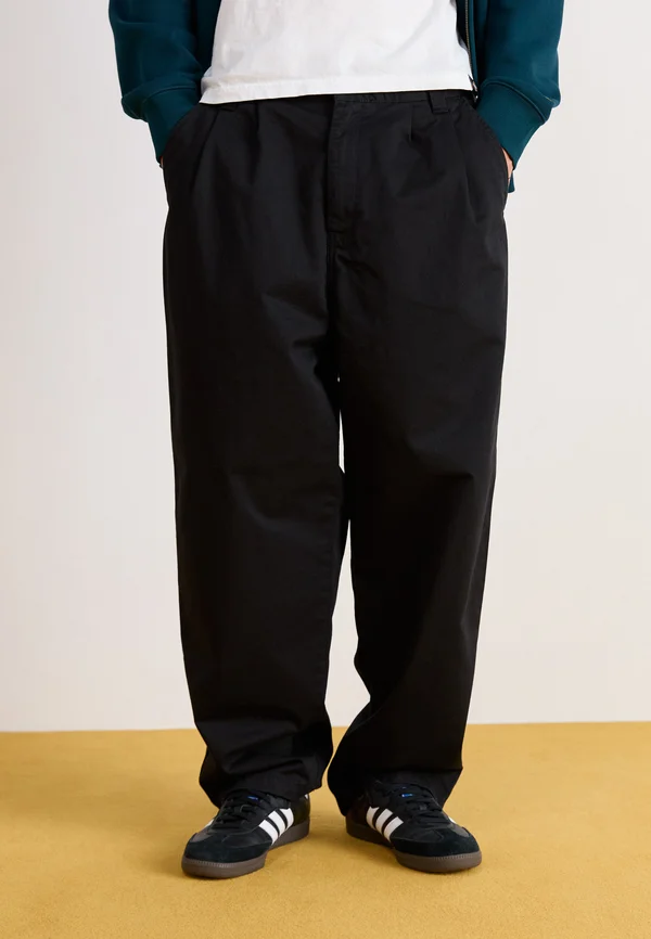 MERRICK PANT - Stoffhose - black stone washed