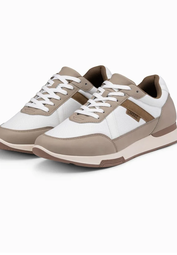 MESH SNEAKER SHOES OM-FOSL-0153 - Sneaker low - sand