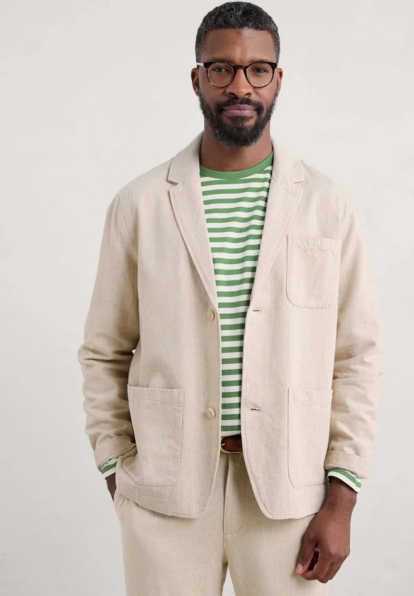 MESSACK - Sakko - undyed linen undyed linen