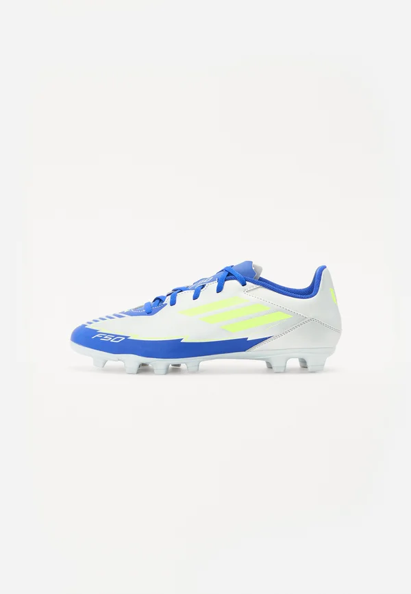 MESSI CLUB   - Fußballschuh Nocken - silver/solar yellow/lucid blue