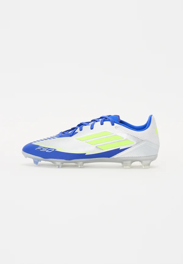 MESSI F50 LEAGUE - Fußballschuh Nocken - silver/solar yellow/lucid blue