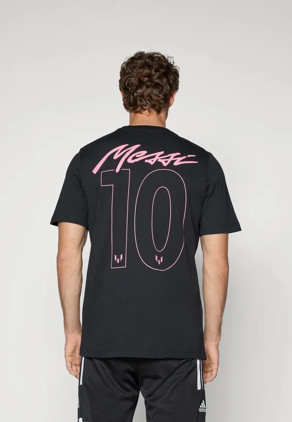 MESSI NAME&NUMBER GRAPHIC T-SHIRT - T-Shirt print - black