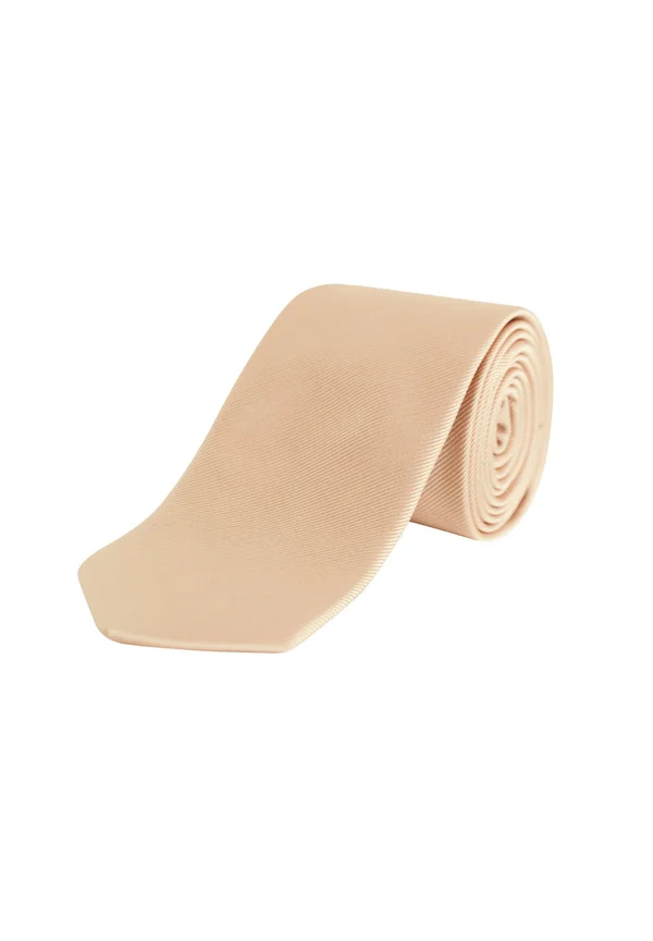 MET STRUCTUUR - Krawatte - beige