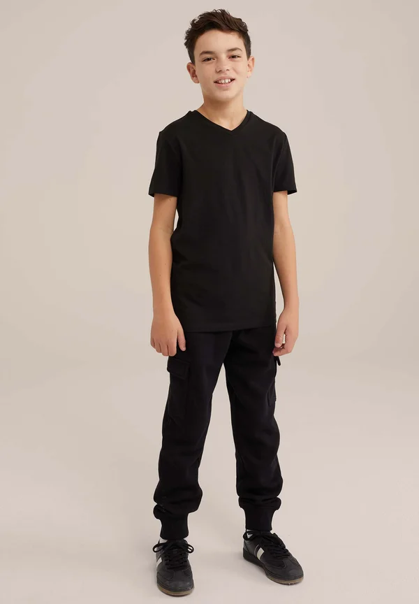 MET V HALS - T-Shirt basic - black