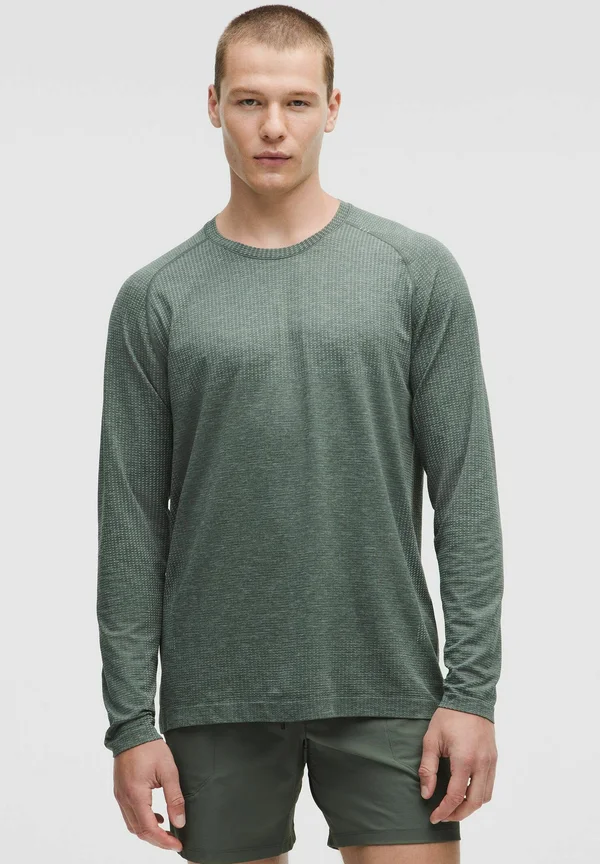 METAL VENT TECH LONG SLEEVE - Langarmshirt - pine grey palm deco