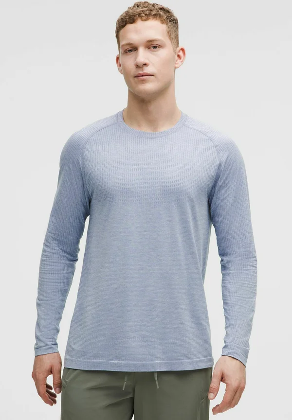 METAL VENT TECH LONG SLEEVE - Langarmshirt - washed denim starch blue