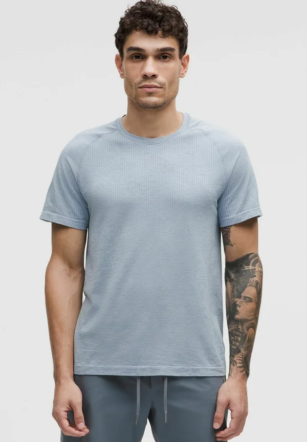METAL VENT TECH SHORT SLEEVE - Sport T-Shirt - Washed Denim/Starch Blue